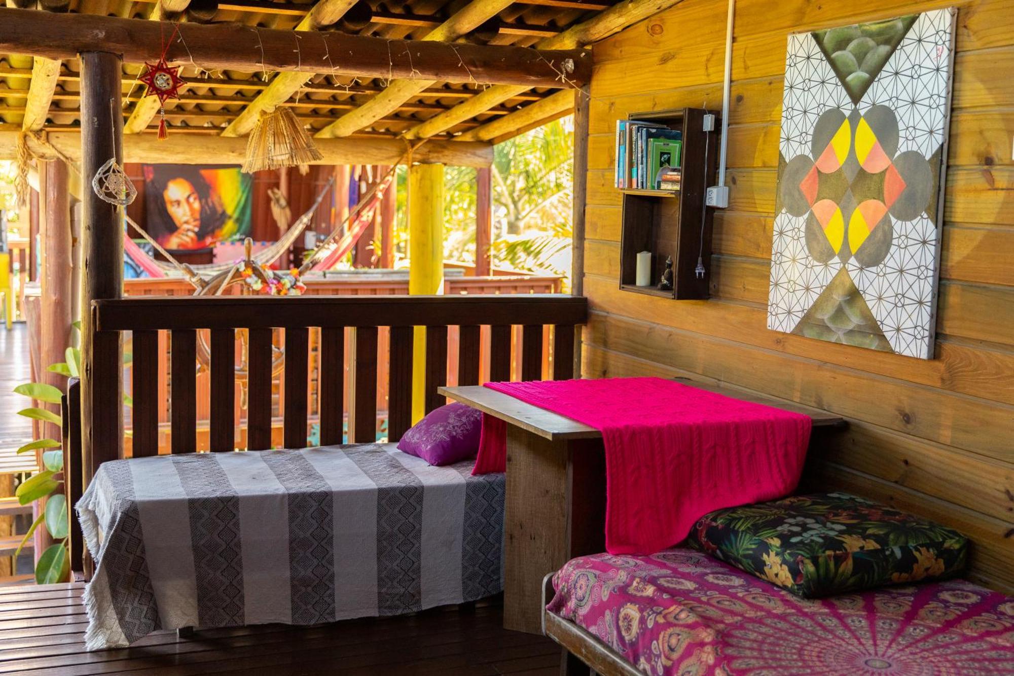 Guarda Encantada Surf Hostel Palhoça Eksteriør billede