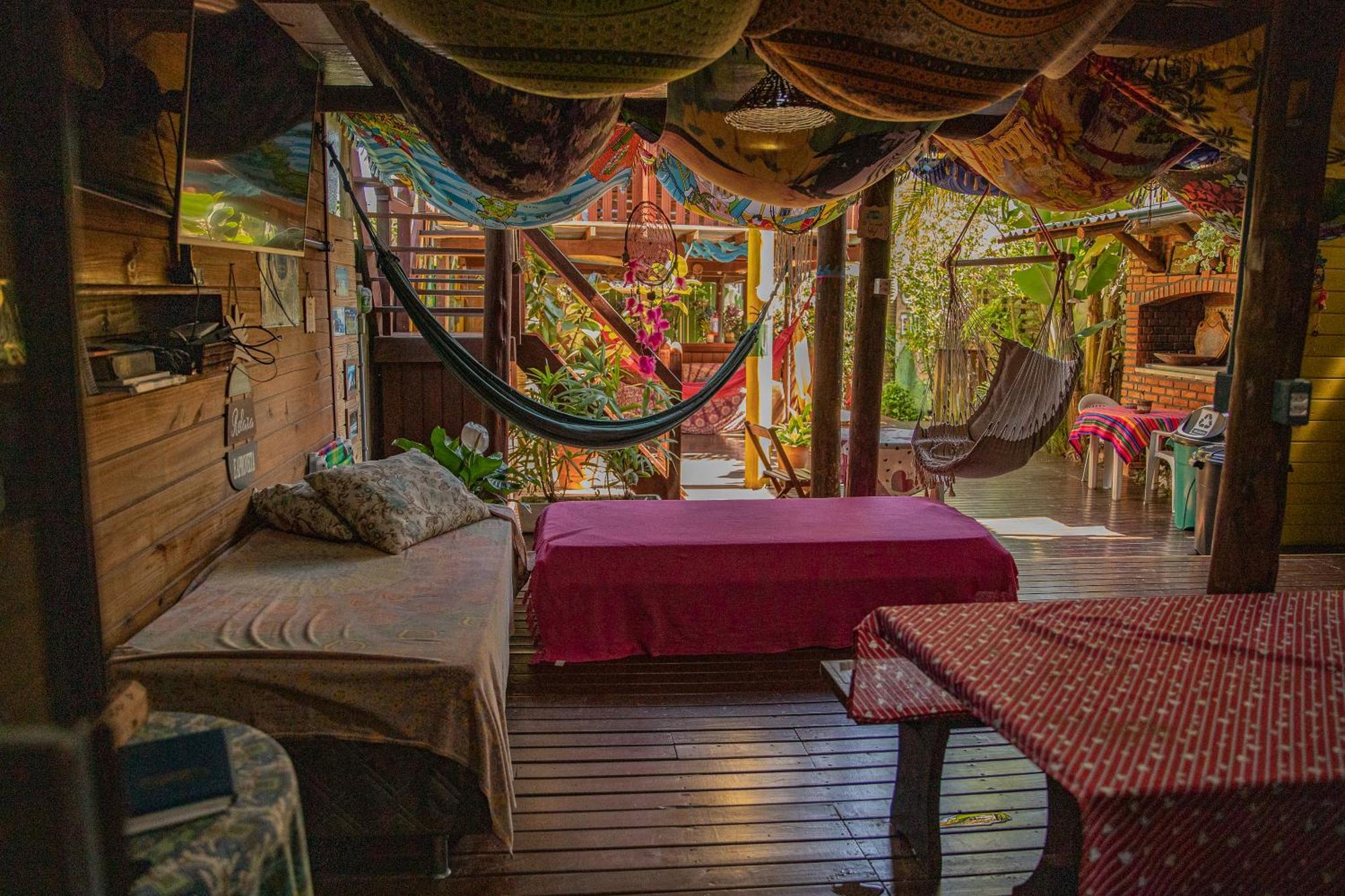 Guarda Encantada Surf Hostel Palhoça Eksteriør billede
